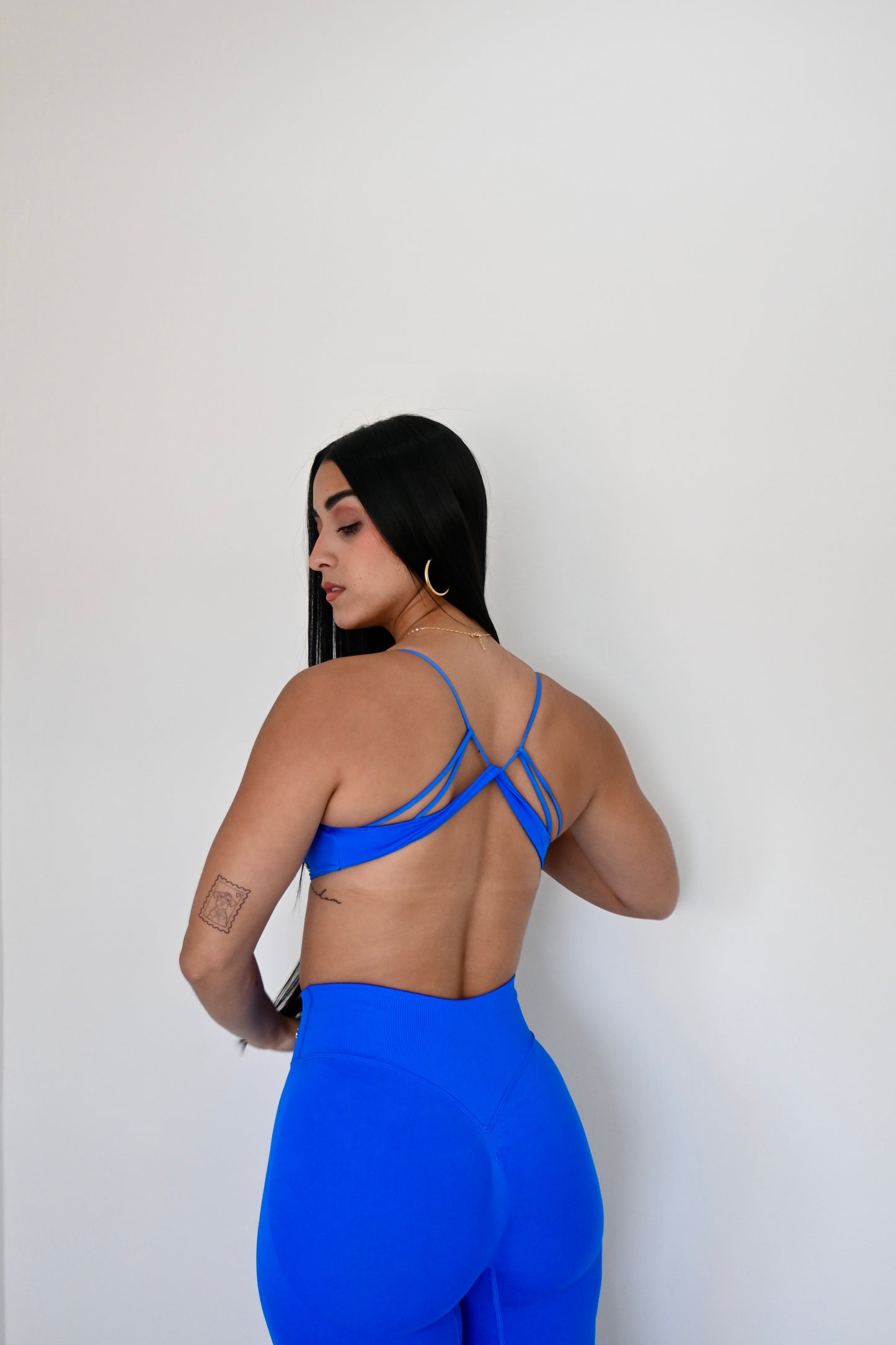 Royal Blue Bellbottom Set
