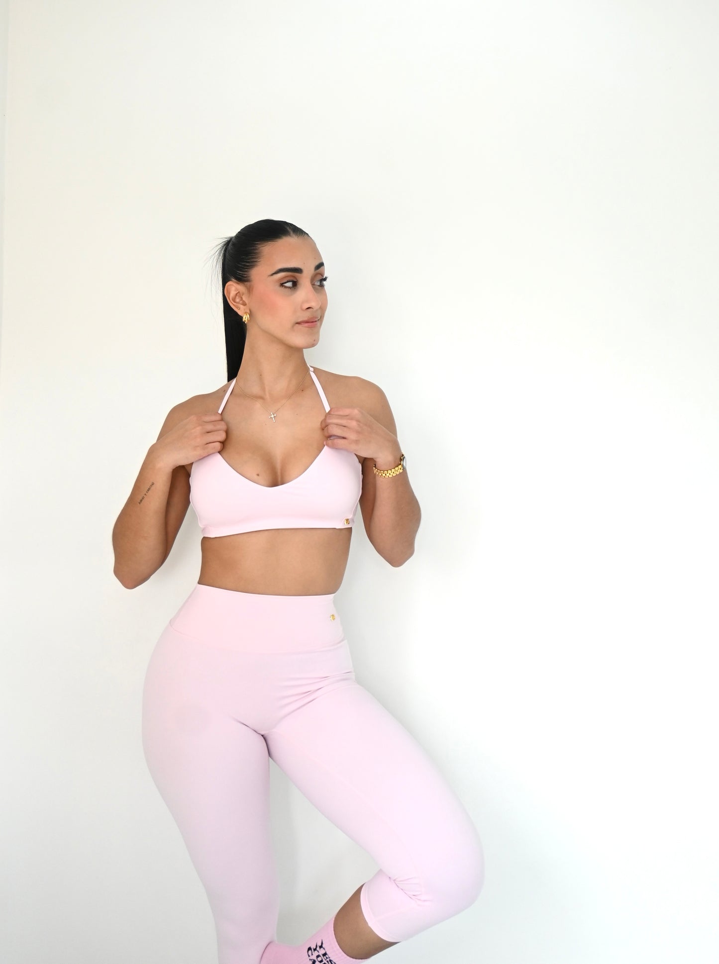 Pink Girl Forever: 3/4 Length Legging Set