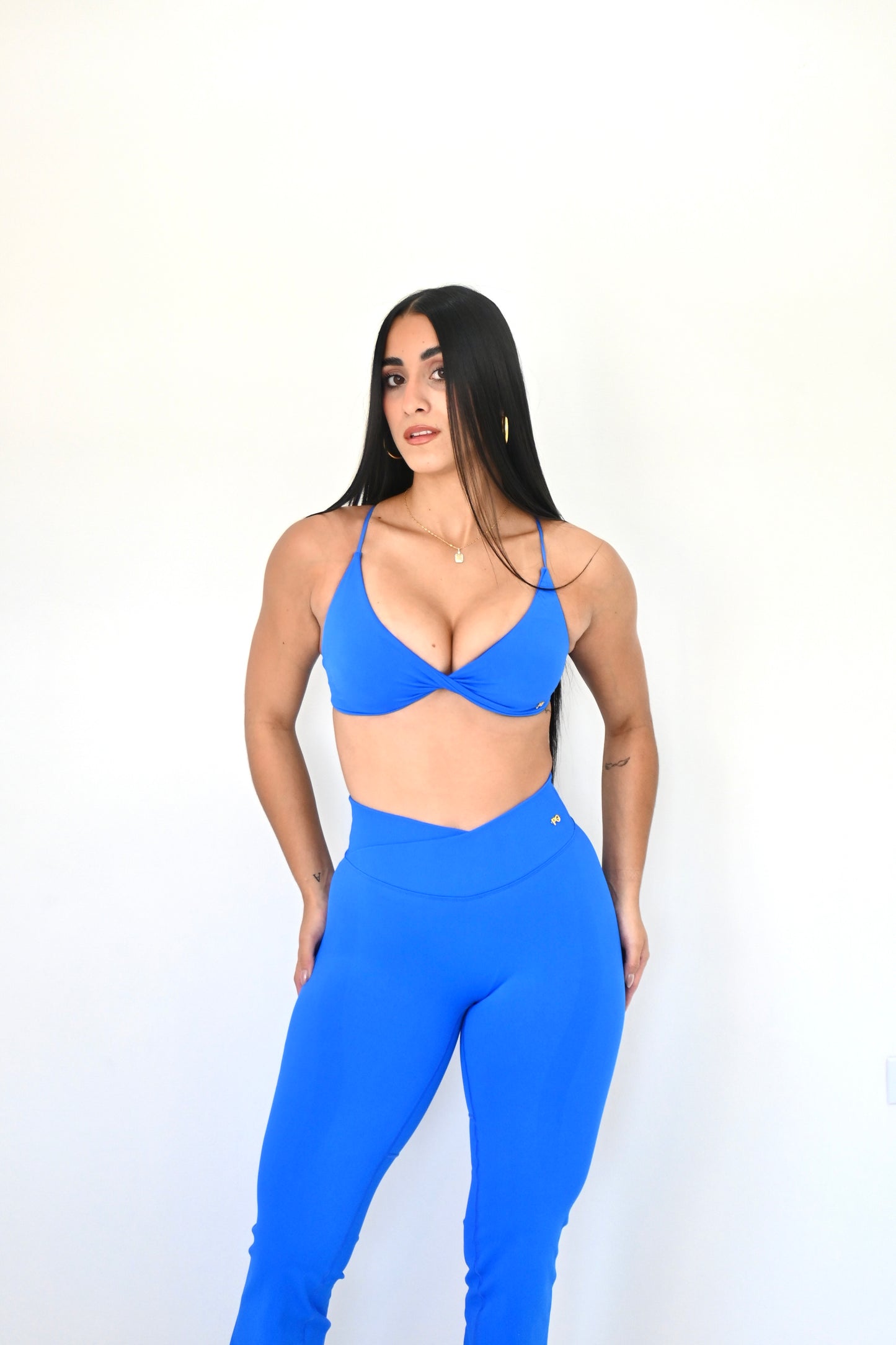 Royal Blue Bellbottom Set