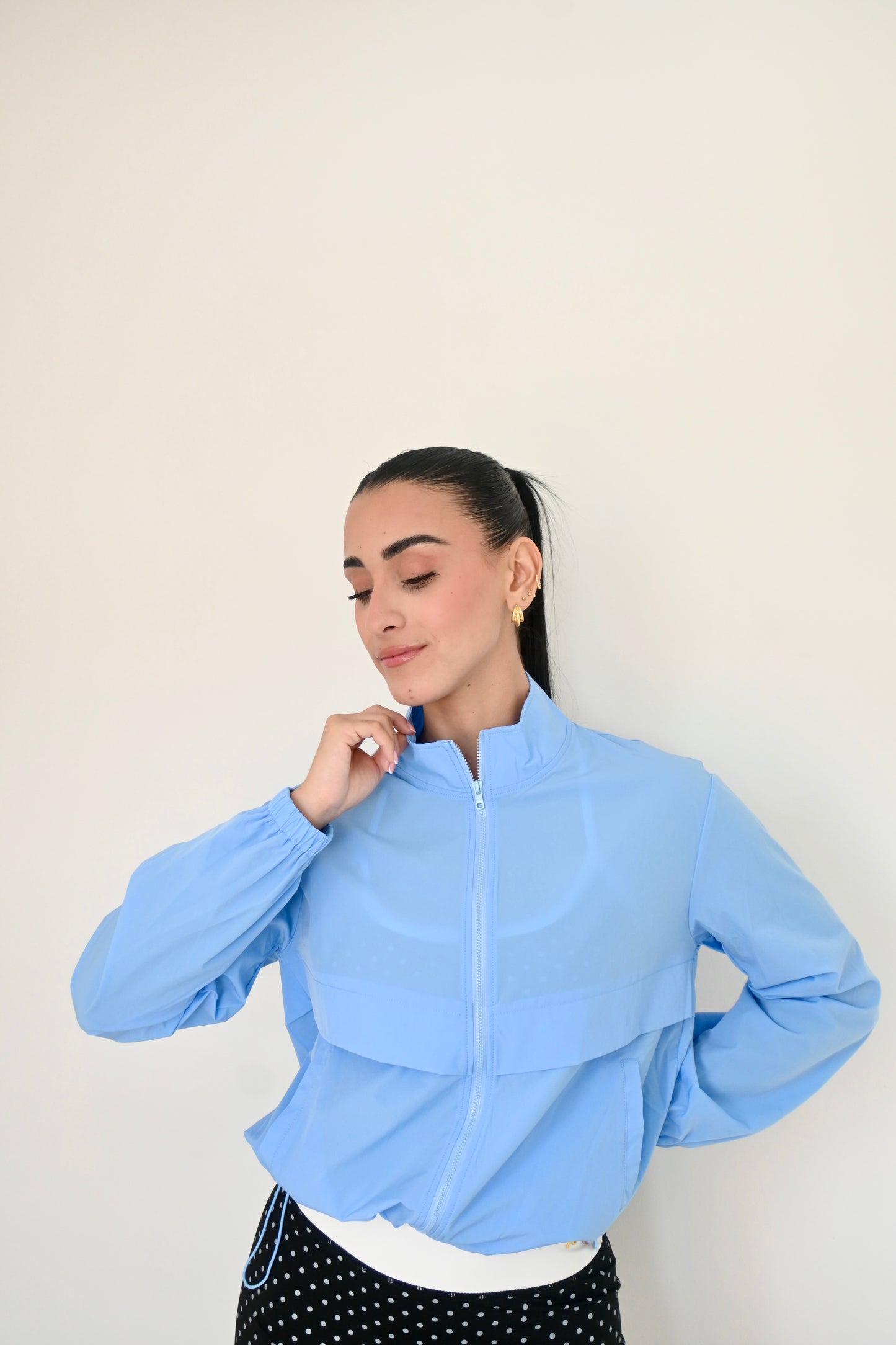 Water Resistance Blue Jacket