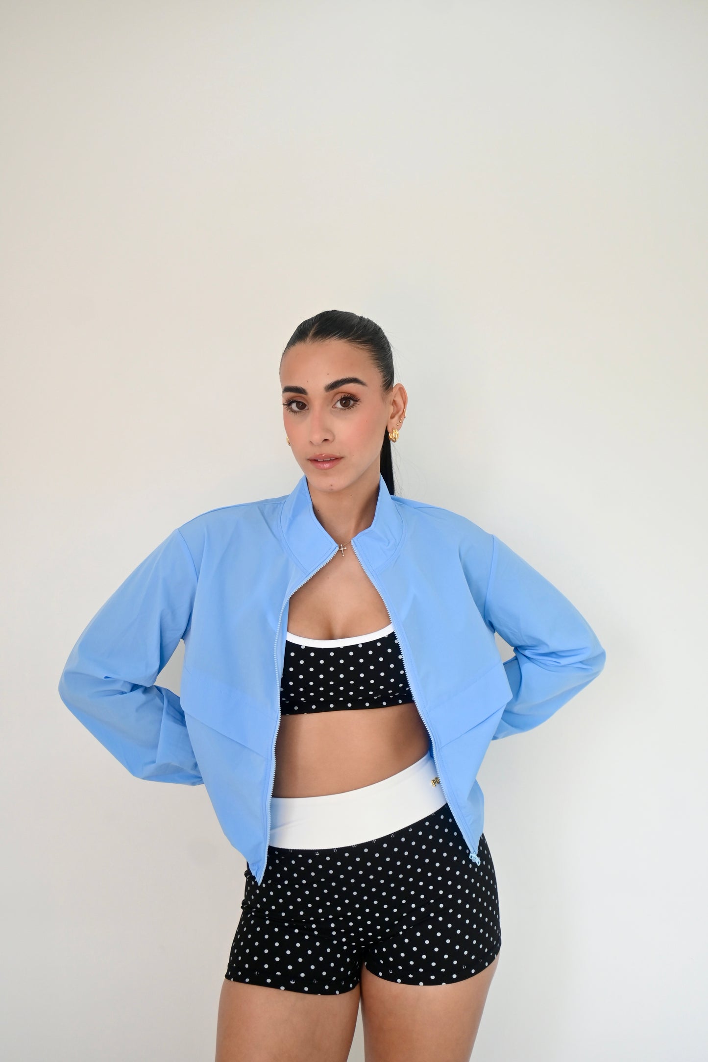 Water Resistance Blue Jacket