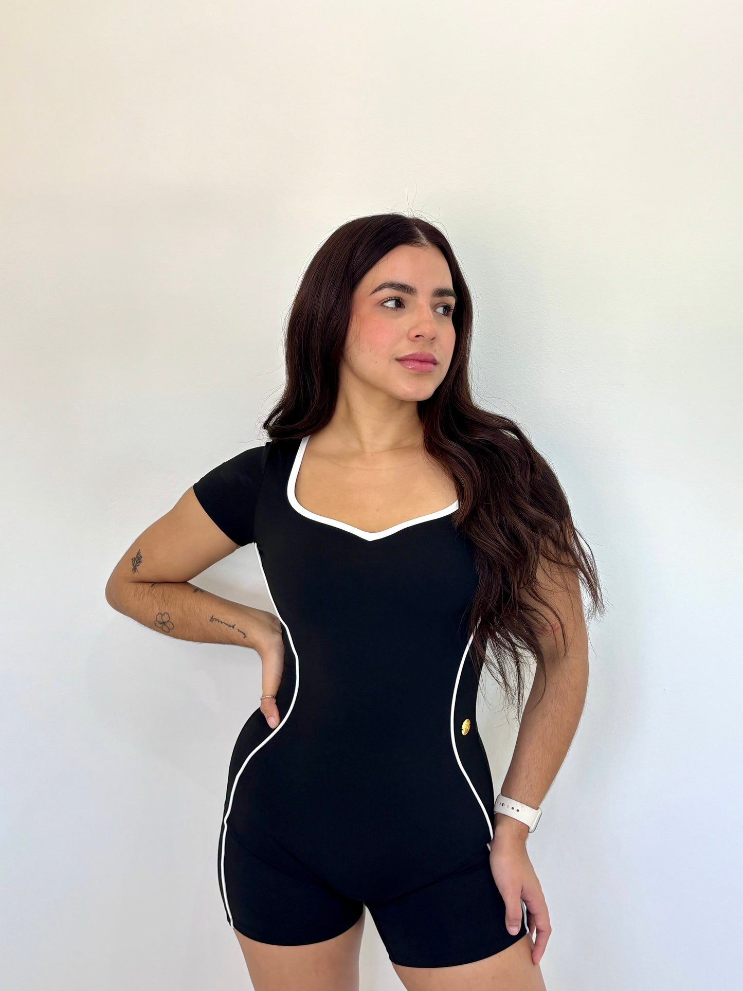 White Stripes Jumpsuit