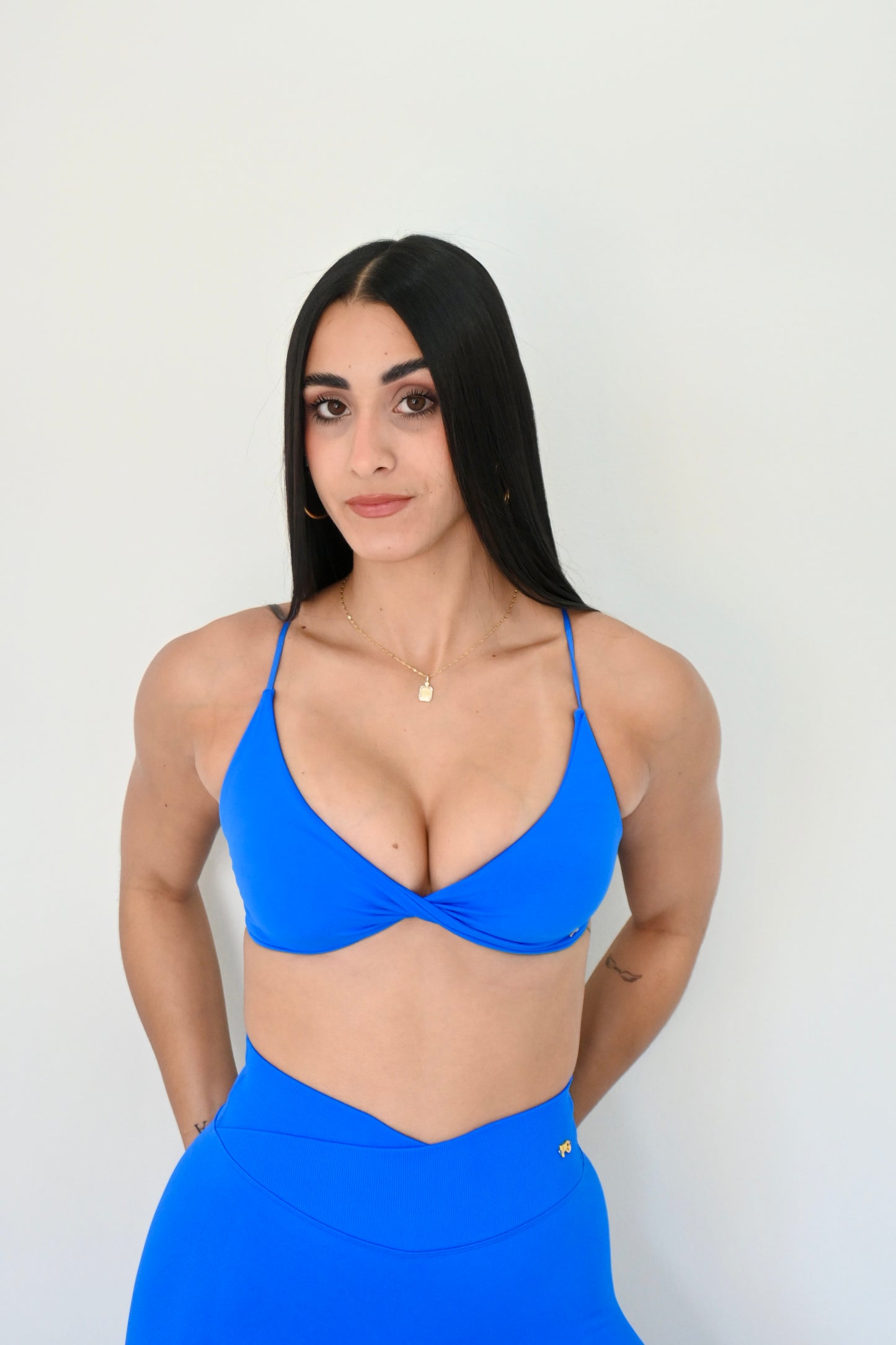 Royal Blue Bellbottom Set