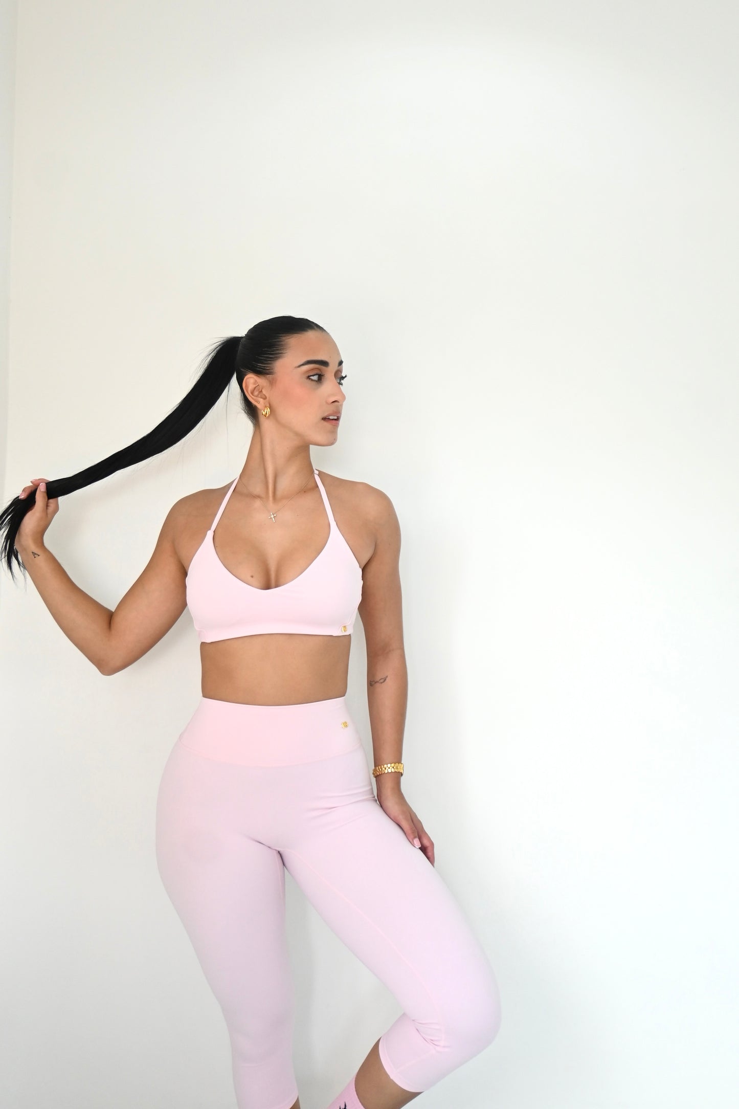 Pink Girl Forever: 3/4 Length Legging Set