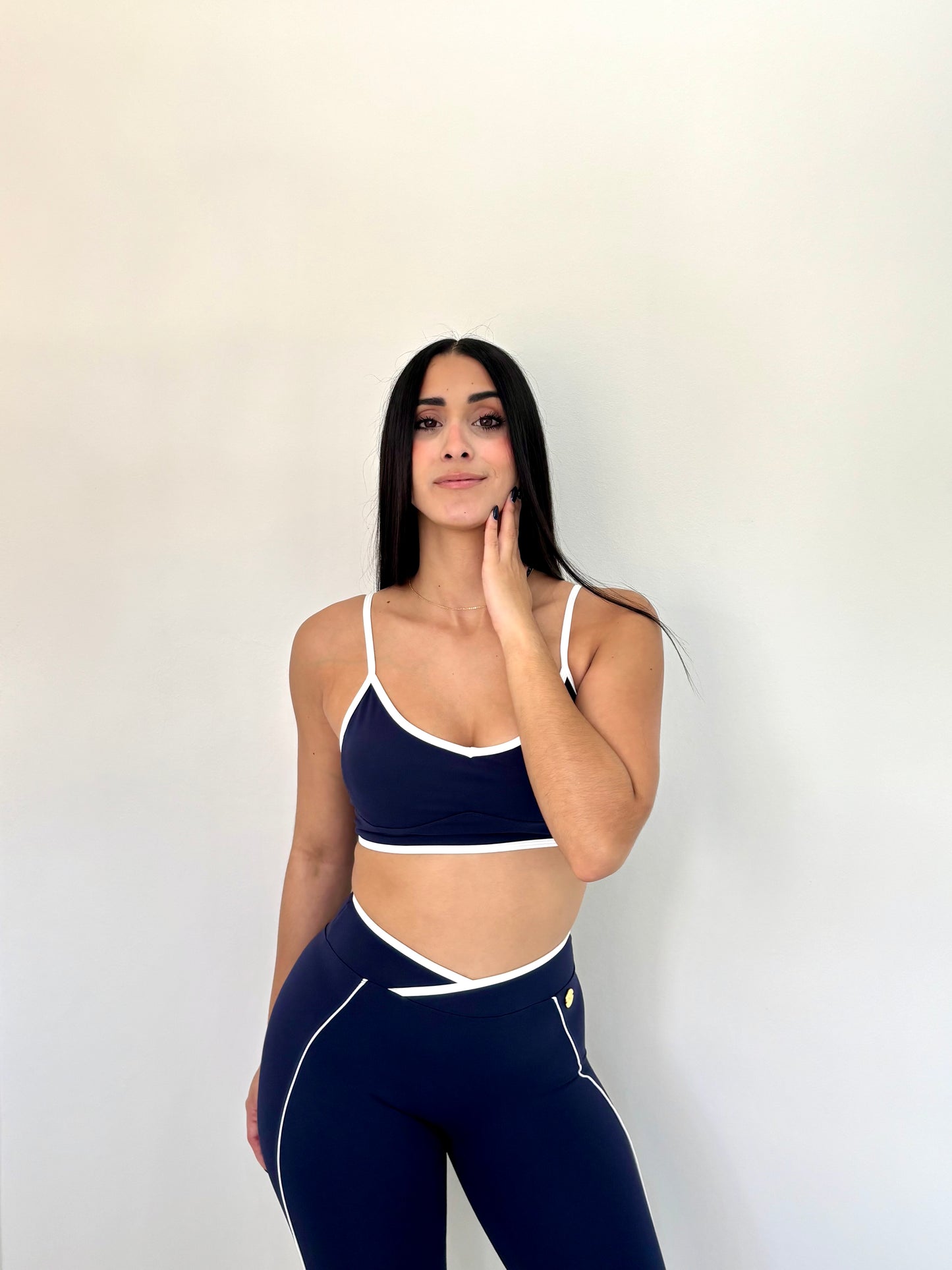 Blue Navy Legging Set
