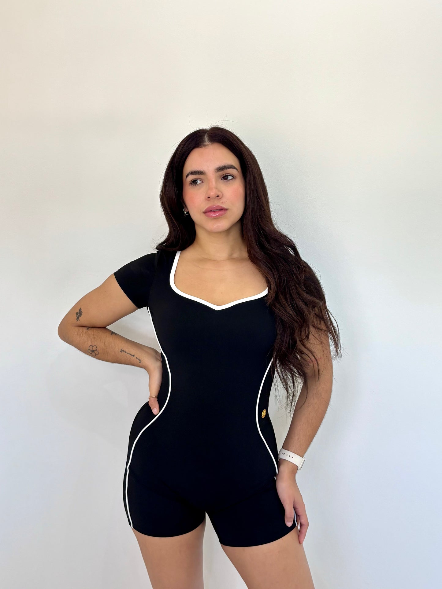 White Stripes Jumpsuit