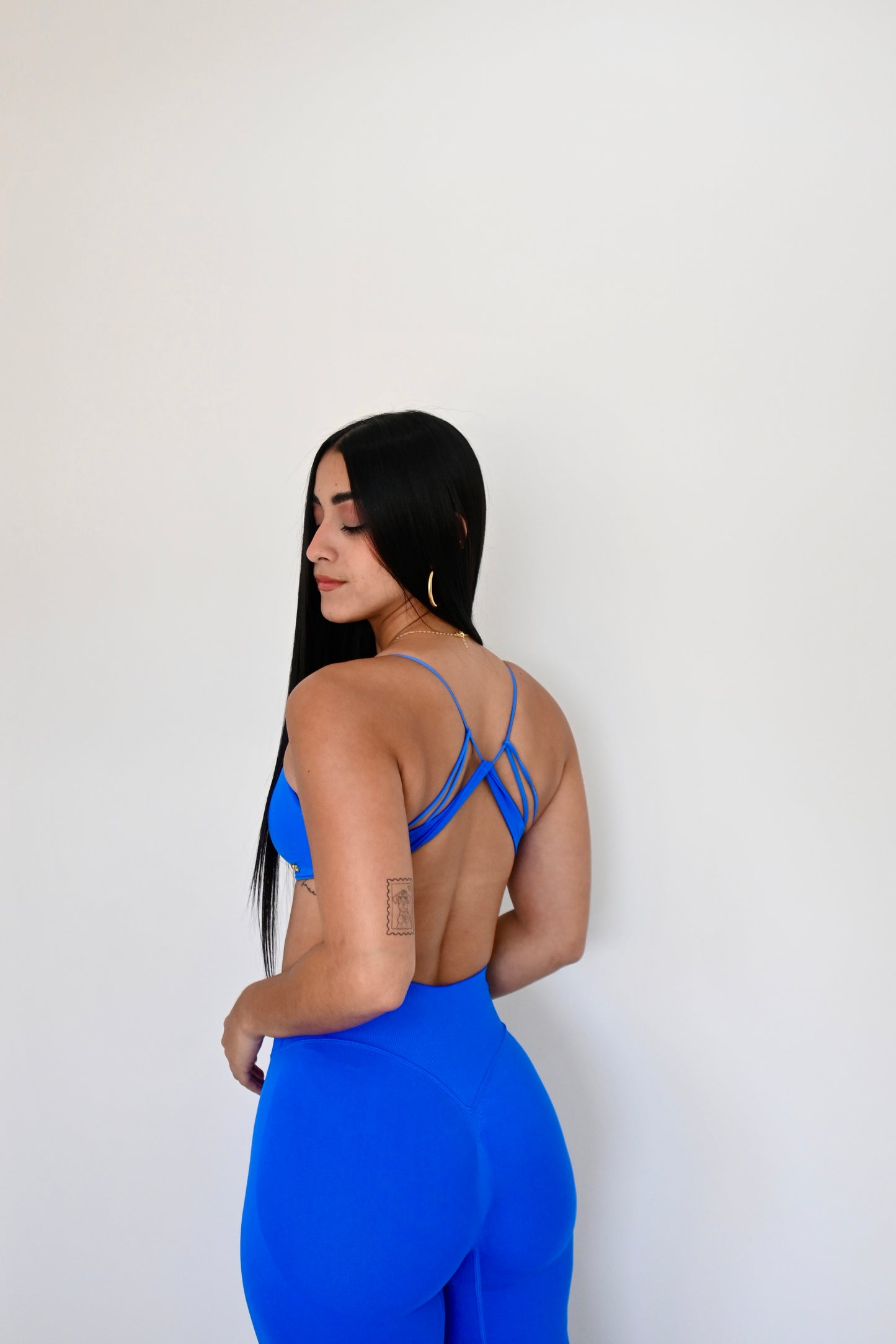 Royal Blue Bellbottom Set