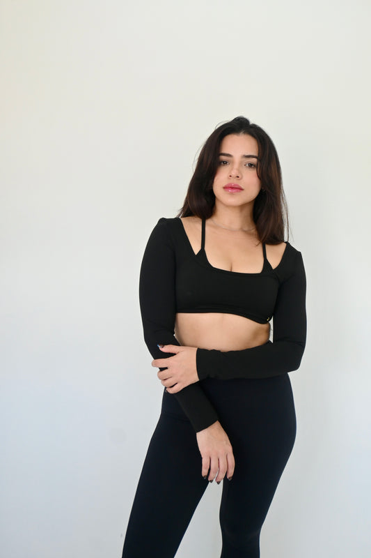 Midnight Black Legging Set