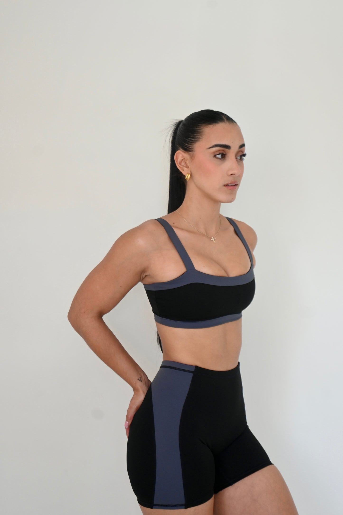 Black Core Short Set