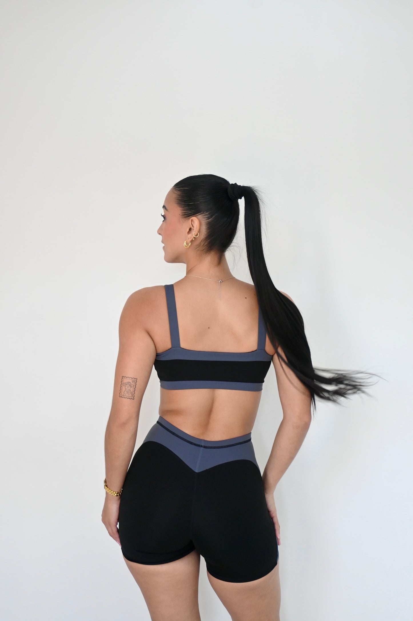 Black Core Short Set