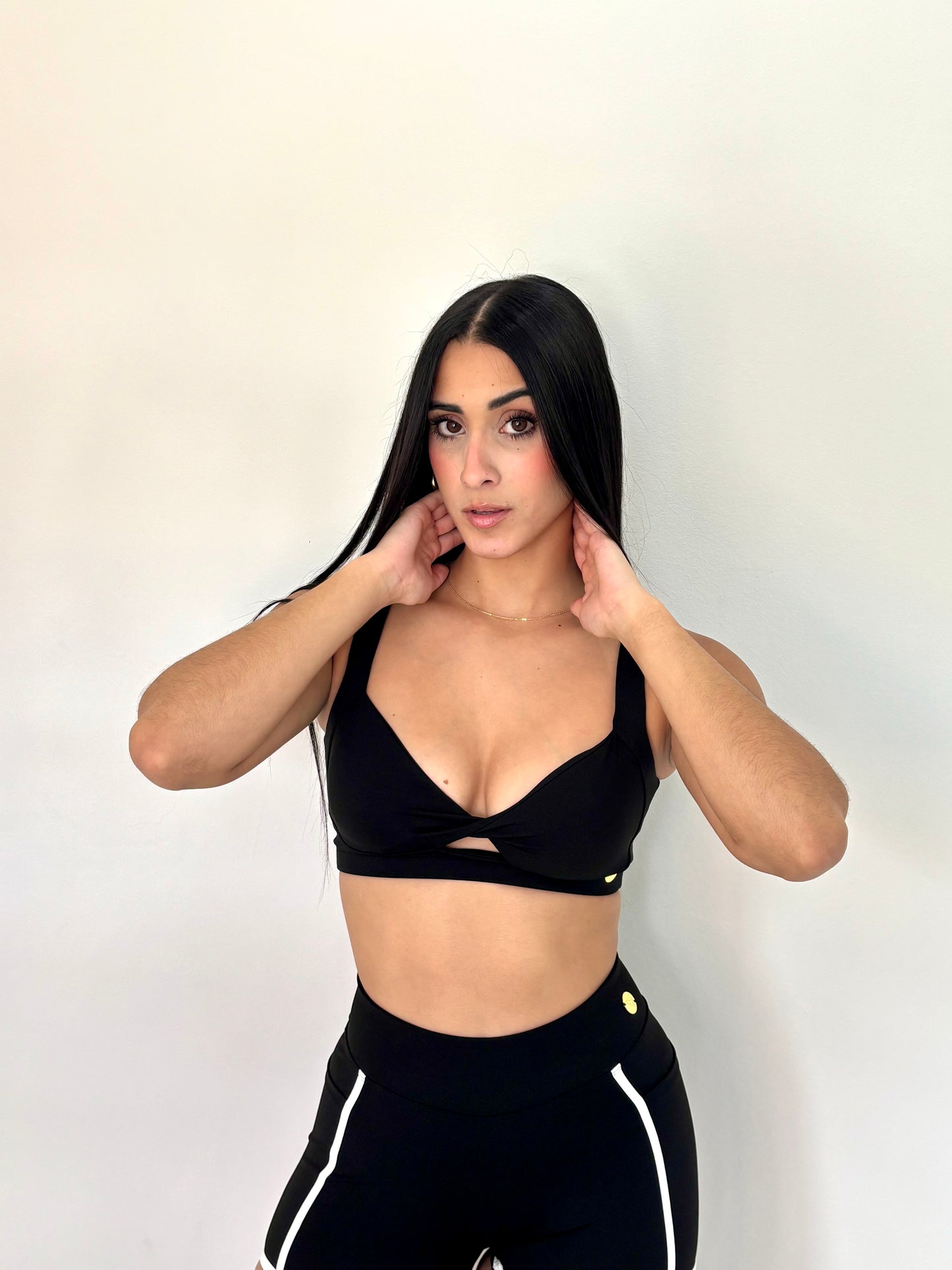 Cute Black Short Set