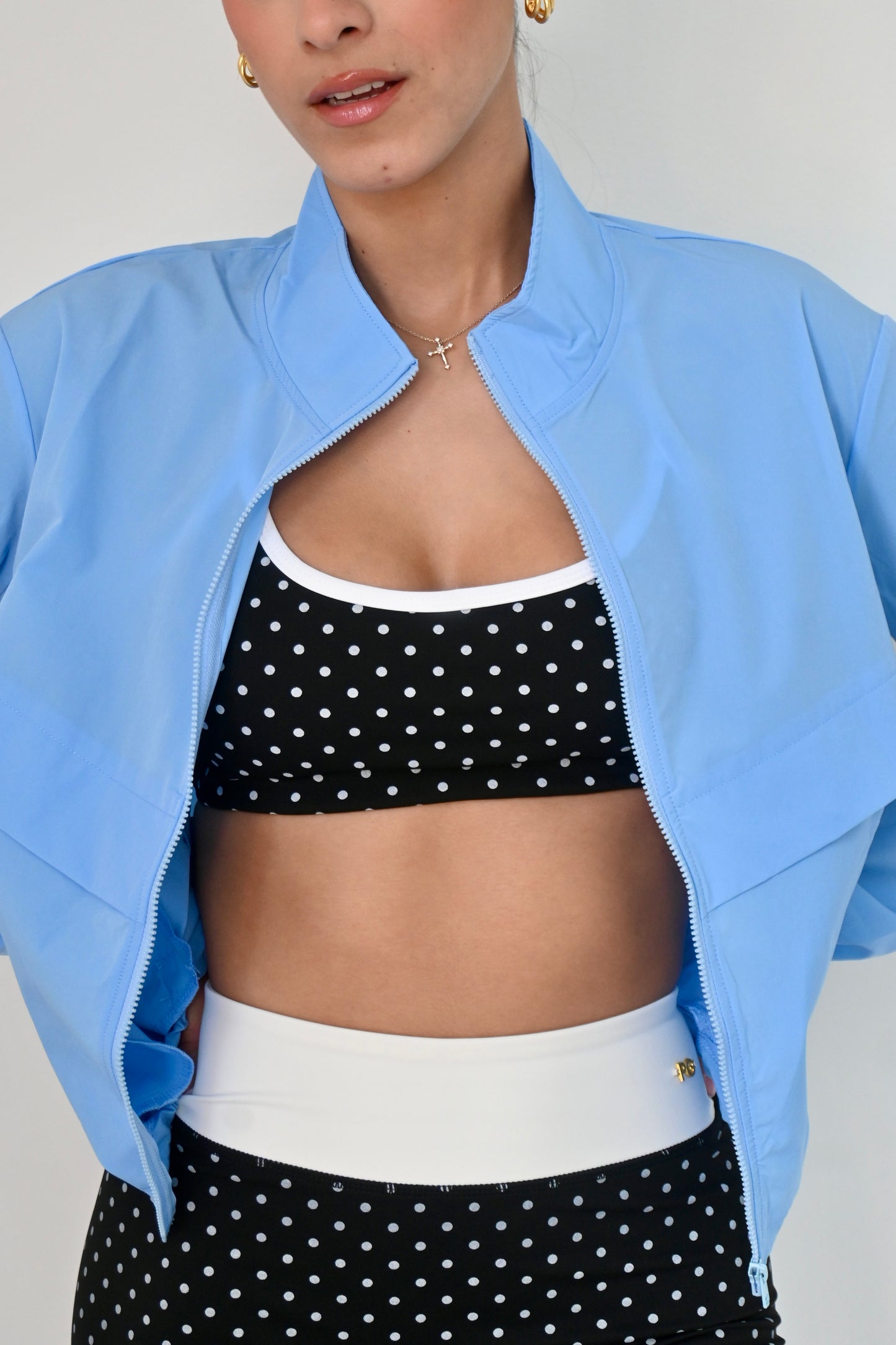 Water Resistance Blue Jacket