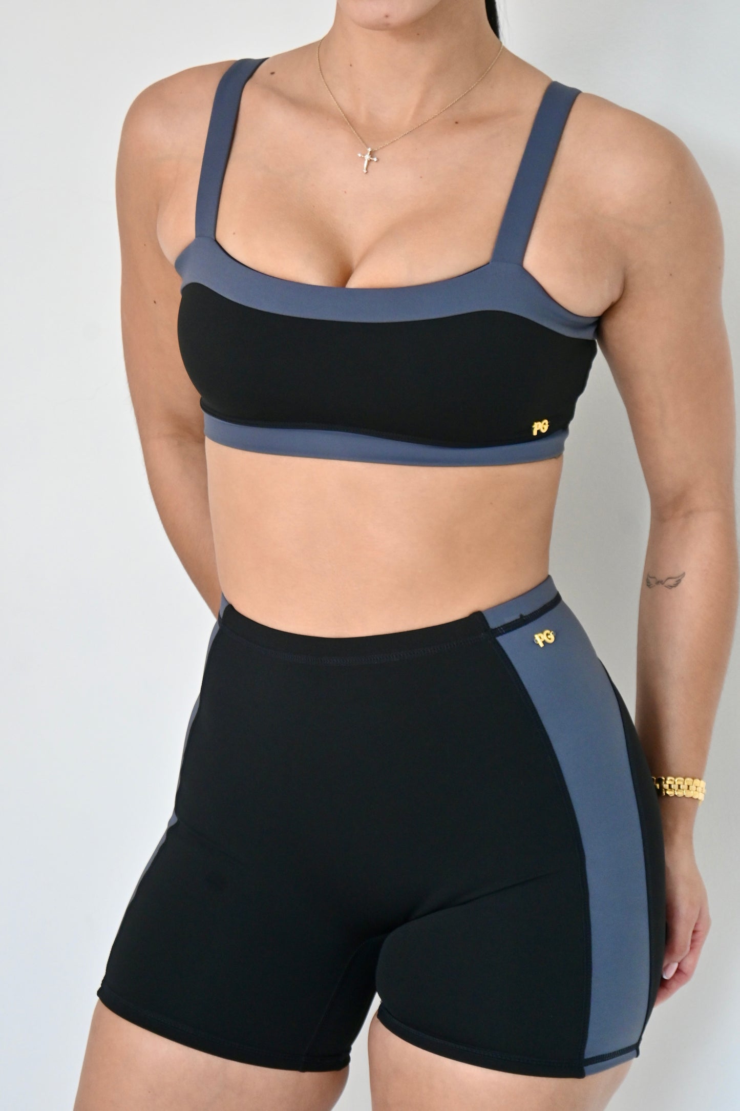 Black Core Short Set